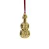 Picture of Wallace 2023 2nd Edition 24k gold plated Violin Ornament, NEW in Box