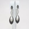 Picture of 14k White Gold Diamond Dangle Earrings 