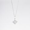 Picture of 14k White Gold Diamond Necklace 