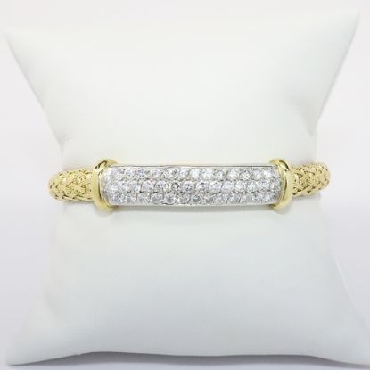 Picture of 18k Two Tone Gold Diamond Bracelet 