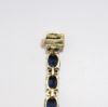 Picture of 14k Two Tone Gold Sapphire & Diamond Bracelet 