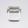 Picture of 18k White Gold Diamond Abstract Ring 