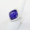 Picture of 18k White Gold Tanzanite & Diamond Ring 