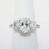 Picture of 14k White Gold 1.55CT Oval Diamond Engagement Ring 