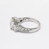 Picture of 14k White Gold 1.55CT Oval Diamond Engagement Ring 
