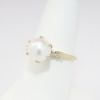 Picture of 14k Yellow Gold Diamond & Pearl Ring 