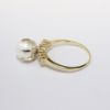 Picture of 14k Yellow Gold Diamond & Pearl Ring 