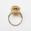 Picture of 14k Yellow Gold Citrine & Diamond Ring 