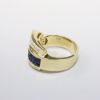 Picture of 14k Yellow Gold Sapphire & Diamond Ring 
