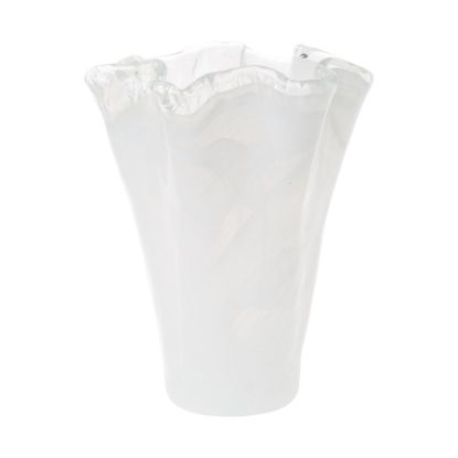 Picture of Vietri Onda Glass White Medium Vase