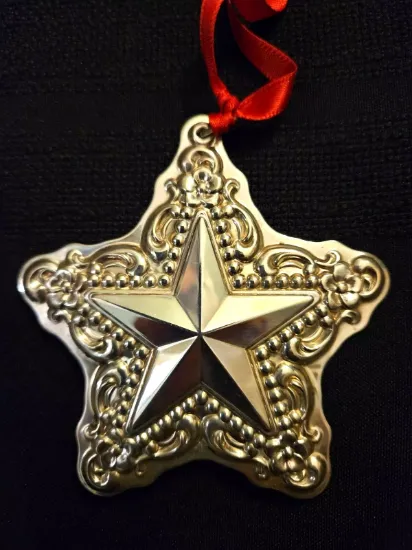 Picture of Towle 1997 1st Edition Sterling Star Ornament with Box
