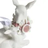 Picture of 2023 Wedgewood porcelain "Baby's First" Pink Deer Ornament, Brand New in Box