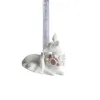 Picture of 2023 Wedgewood porcelain "Baby's First" Pink Deer Ornament, Brand New in Box