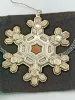 Picture of Gorham Sterling Silver 1988 Annual Snowflake Ornament, with box