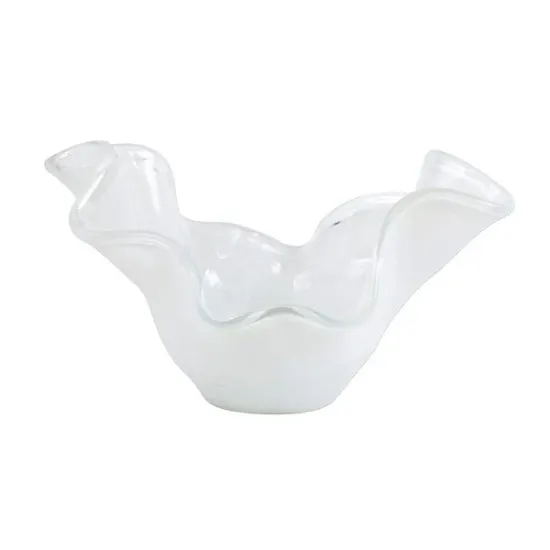 Picture of Vietri Onda Glass Medium White Bowl