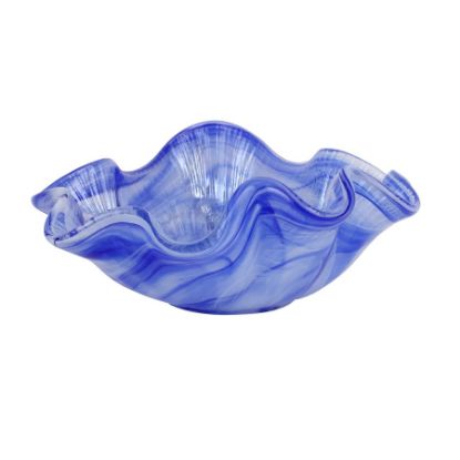 Picture of Cobalt Ruffled Round Bowl