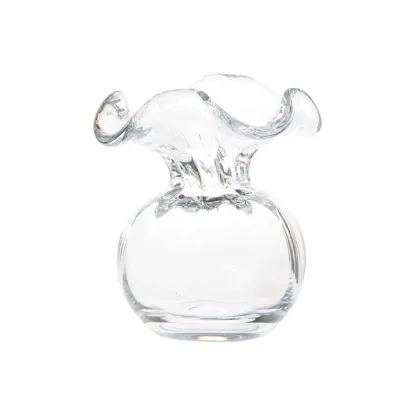 Picture of Vietri Hibiscus Glass Bud Vase - Clear