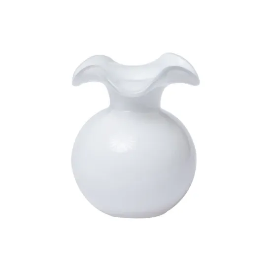 Picture of Vietri Hibiscus Glass Bud Vase - White