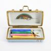 Picture of Limoges Porcelain Box of Colored Pencils Trinket Box with 4 Surprise Pencils Inside