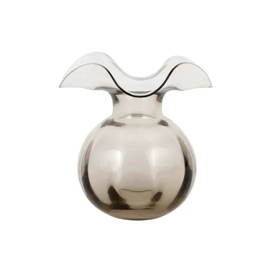 Picture of Vietri Hibiscus Glass Bud Vase - Gray 