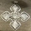 Picture of Reed & Barton Sterling Silver 1995 Annual Christmas Cross Ornament, with box