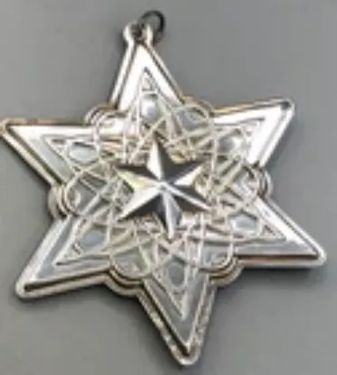 Picture of Towle 2013 Star Ornament, Sterling Silver, no box
