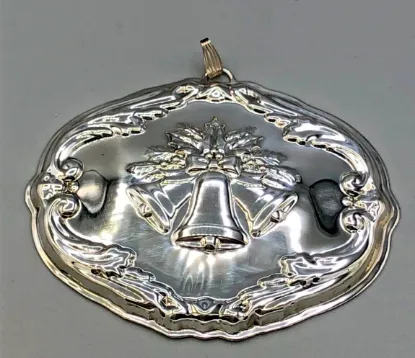 Picture of Reed & Barton Sterling Silver Songs of Christmas Ornament, "Carol of the Bells"