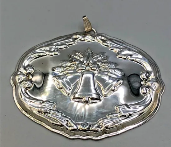 Picture of Reed & Barton Sterling Silver Songs of Christmas Ornament, "Carol of the Bells"