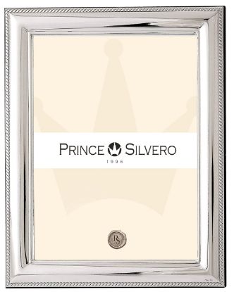 Picture of Cunill 5X7" Cord Frame. Silvero Silver Overlay.