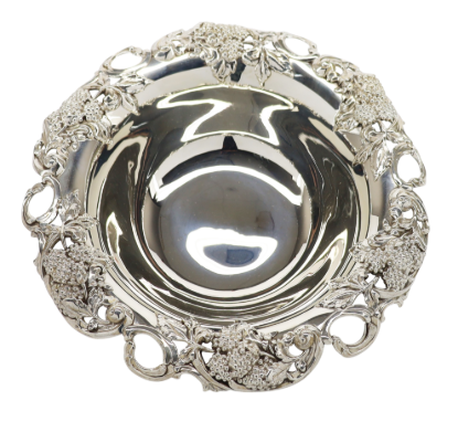 Picture of Antique Tiffany & Co. Sterling Silver Blackberry Bowl