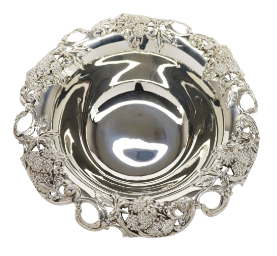 Picture of Antique Tiffany & Co. Sterling Silver Blackberry Bowl