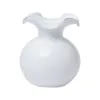 Picture of Vietri Hibiscus Glass Small Bud Vase - White