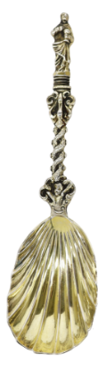 Picture of St. John the Apostle Sterling Silver Antique Apostle Spoon by Charles Boynton II, Very Rare