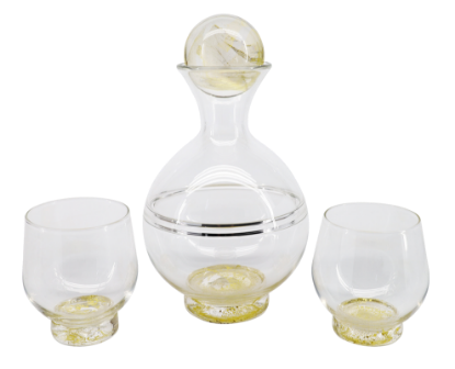 Picture of Andy Koupal Art Glass 'Halo' Barware Set