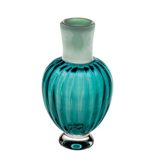 Picture of Vista Alegre Unica Large Caneleto Vase - Blue
