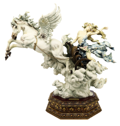 Picture of Giuseppe Armani Masterworks 'Aurora' Goddess of Dawn Riding Pegasus
