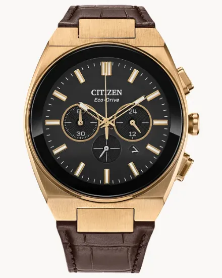 Picture of Axiom SC Black Dial Leather Strap by Citizen 