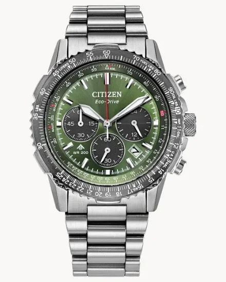 Picture of Promaster Navihawk Green-Dial By Citizen