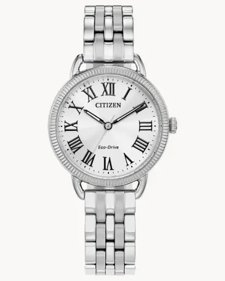 Picture of Classic Coin Edge Silver-Tone  Dial and Band By Citizen  