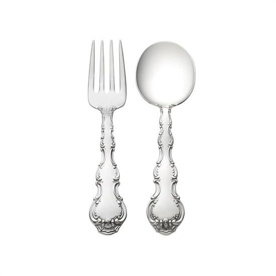 Picture of Gorham 'Strasbourg' New Sterling Silver 2-Piece Baby Set