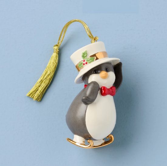 Picture of Lenox Ice Skating Penguin Ornament