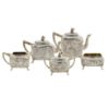 Picture of S. Kirk & Son Sterling Silver Chinoiserie “Landscape” or "Etruscan" Repousse 5‑Piece Tea & Coffee Service (ca. 1896–1899)