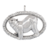 Picture of Barrett + Cornwall 2025 Polar Bear Sterling Silver Ornament