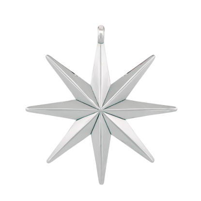 Picture of Barrett + Cornwall Star of Faith Sterling Silver Ornament, new in box