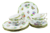 Picture of Herend Porcelain 'Queen Victoria' 12-Piece Snack Set