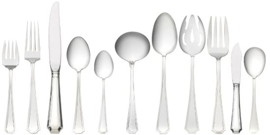 Picture of New Gorham 'Fairfax' 66-Piece Sterling Silver Dinner Size Set - Service for 12