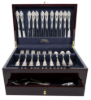 Picture of Gorham 'Crown Baroque' 55-Piece Sterling Silver Flatware Set with Chest