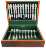 Picture of Whiting Division of Gorham 'Lily' 50-Piece Sterling Silver Flatware Set with Chest