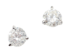 Picture of 14k White Gold 2CTW Round Brilliant Diamond Solitaire Studs 