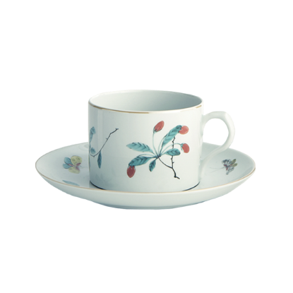 Picture of New Can Teacup & Saucer